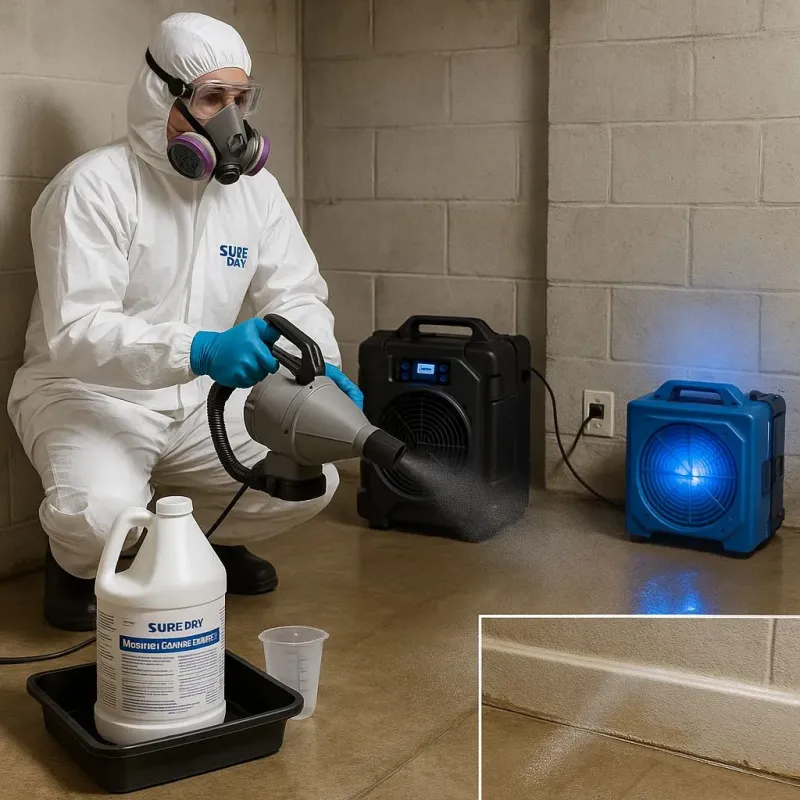 Sanitization and Odor Removal process in Holland, MI